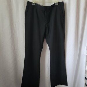 NEW Bitten Sarah Jessica Parker Mercer Trousers Size 16 Black Fitted Flare NWT